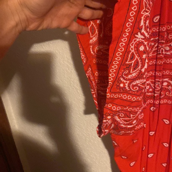 RED BANDANNA KK SWIMSUIT COVERUP❤️ - Picture 4 of 4